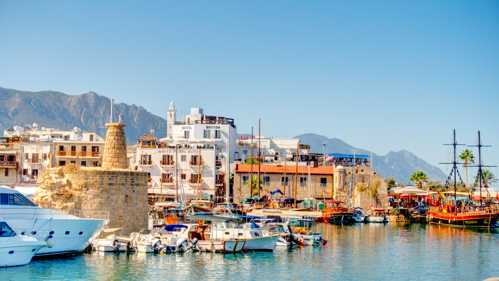 Cypriot coastline and landscape